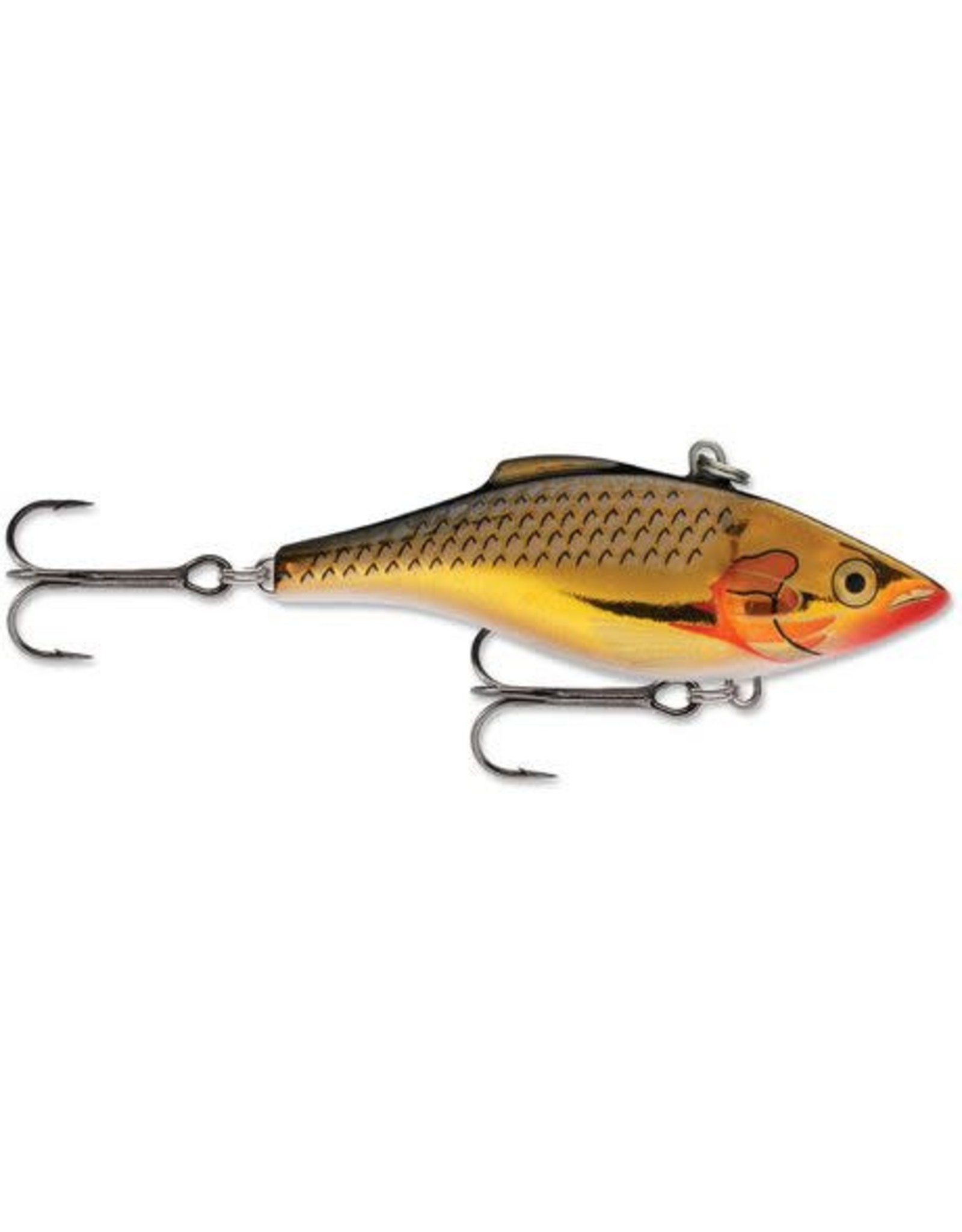 Rapala Rapala RNR05SG Rattlin' Rapala Lipless Crankbait, 2", 3/8 oz, Silver Gold, Sinking (228288)
