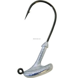 Owner Owner 5144-028 Ultrahead Stand Up Jighead, 1/8 oz, 2/0 Hook, Black Chrome, 5/Pack