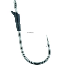 Strike King Strike King HAHCFH-5/0 Hack Attack Heavy Cover Flippin' Hook, Size 5/0, Straight Shank, Wide Gap, Welded Eye, Black Nickel, 4 per Pack