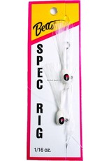 Betts Betts 780-6-1 Spec Rig , 1/16 oz, White/White, 2/Pack