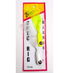 Betts Betts 780-4-32 Spec Rig 1/4 White/Chartreuse 2 Pc
