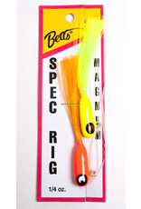 Betts Betts 780-4-6 Magnum Spec Rig , 1/4 oz, Chartreuse/Orange, 2/Pack