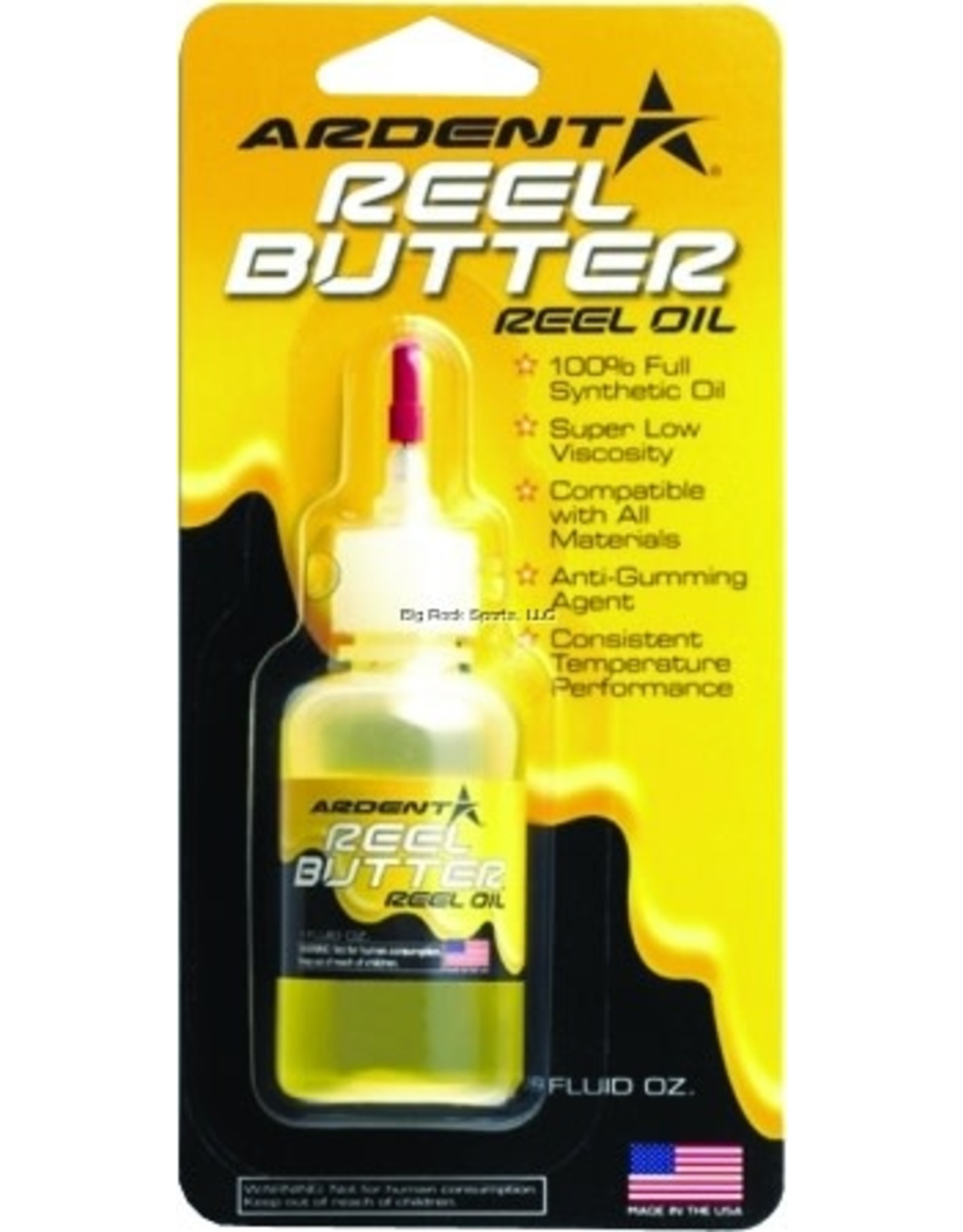 Ardent Ardent 0220-A Reel Butter Oil, Freshwater, 1 oz Tube