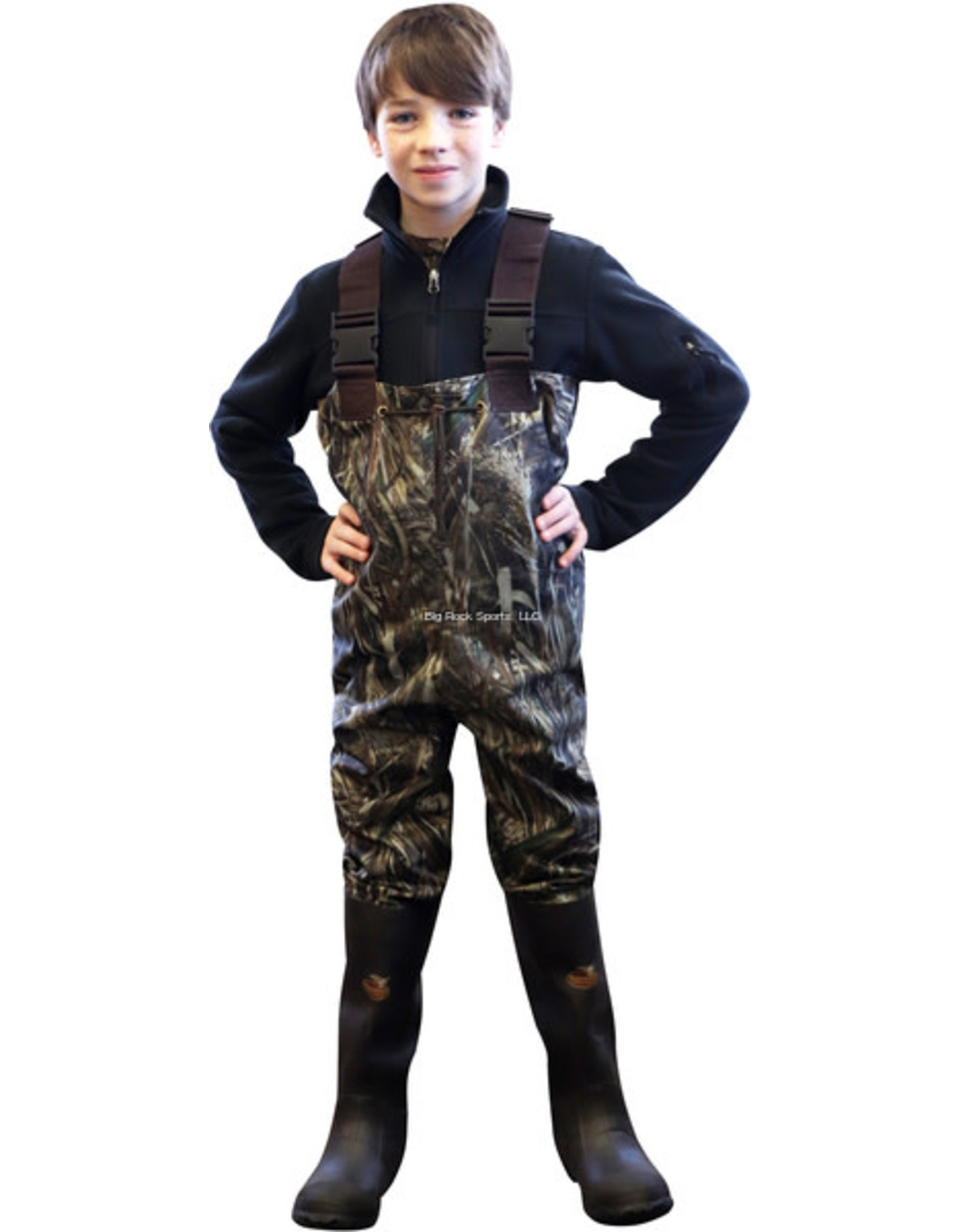 Caddis Wading Systems YOUTH Size 5 - 200gr - Caddis Wading Systems MAX-5 Camo 2-Ply Youth Chest Wader