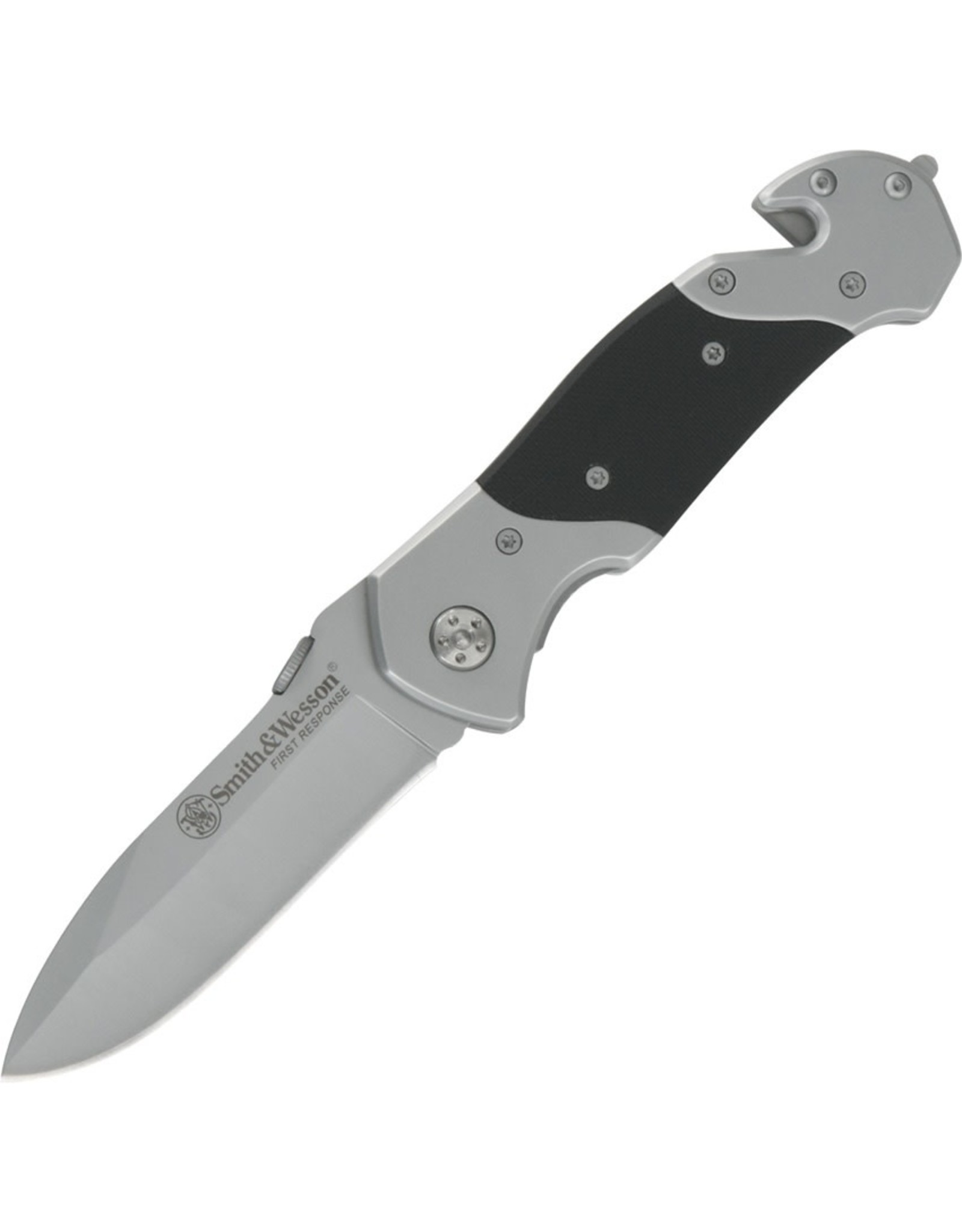 Smith & Wesson Smith & Wesson First Response Rescue Knife 3.3" Plain Blade, Stainless Steel Handles, Liner Lock - SWFR
