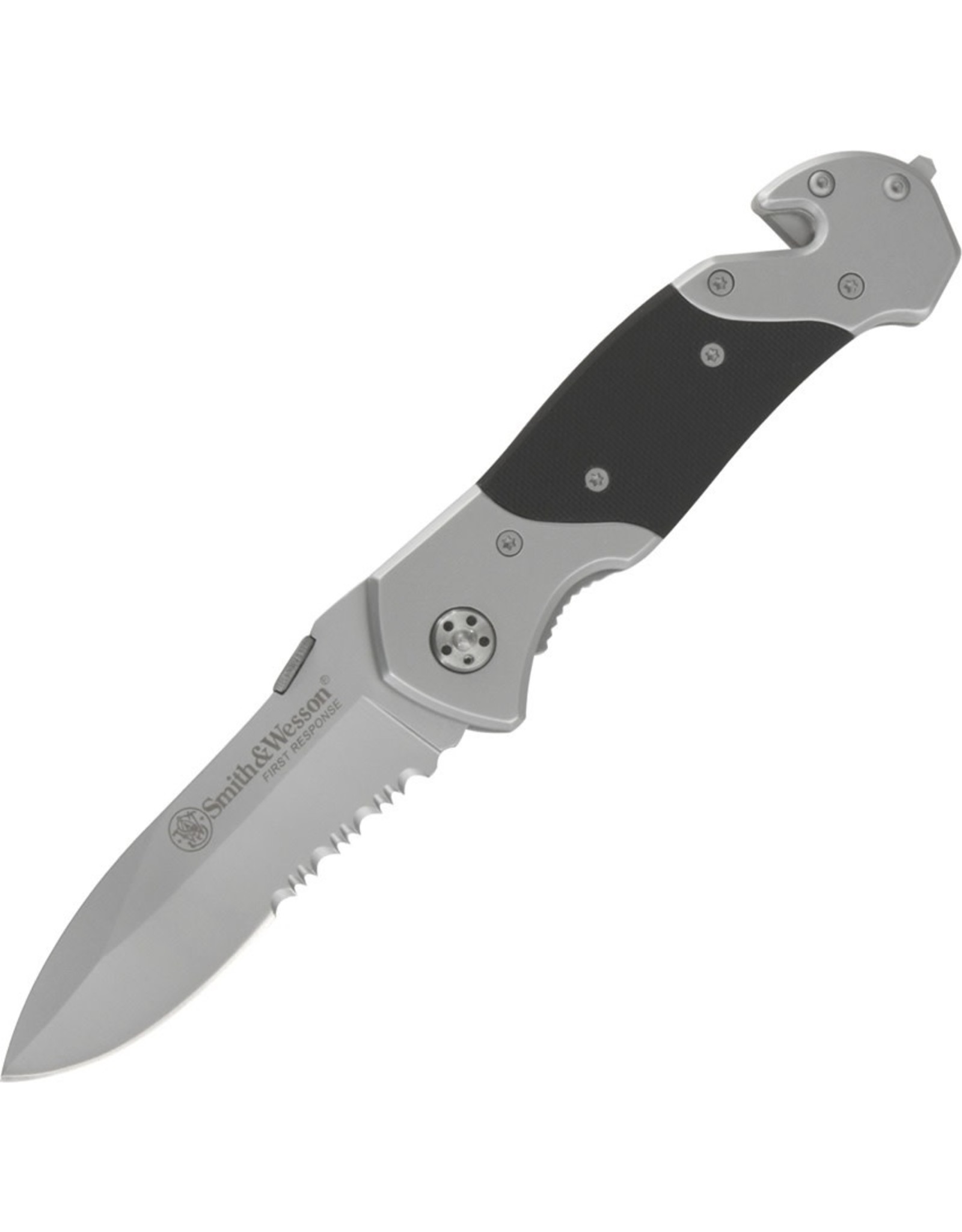 Smith & Wesson Smith & Wesson First Response Rescue Knife 3.3" Combo Blade, Liner Lock - SWFRS