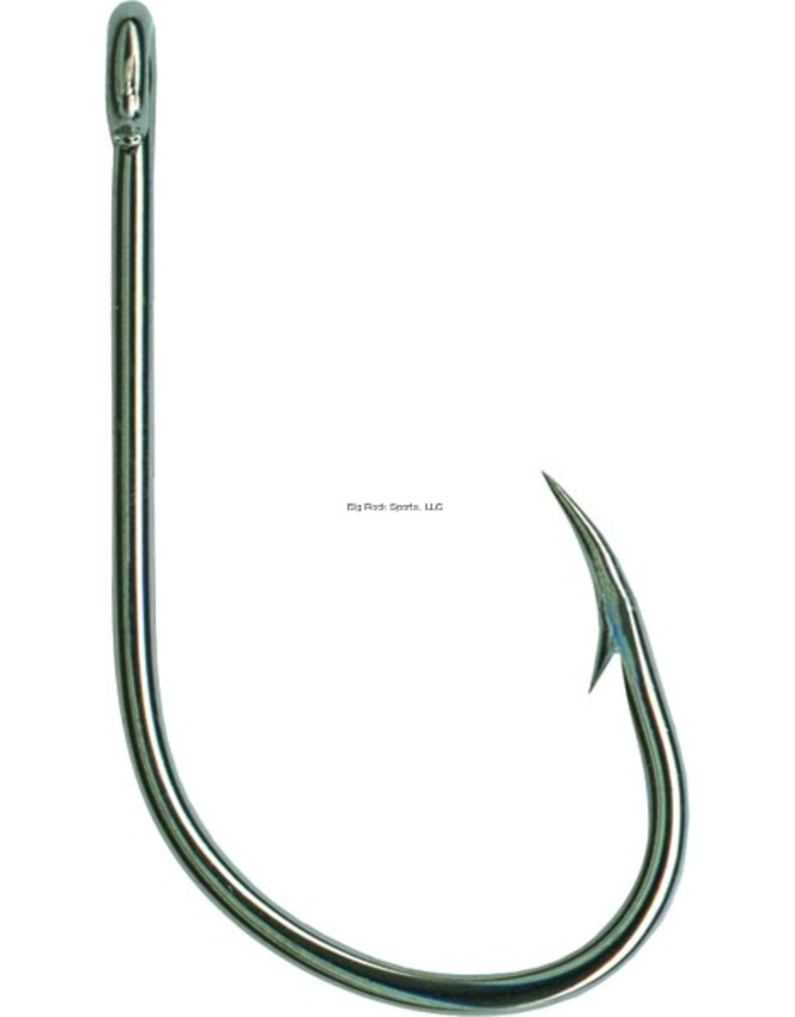Mustad Mustad 10848NP-BN-1/0-6U Ultrapoint Big Gun Siwash Hook, Size 1/0, Needle Point,Long Shank, Wide Gap, Open Eye, Black Nickel, 6 per Pack