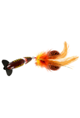 Arbogast Arbogast G621-538 Jointed Jitterbug 2.0, 2 1/2", 3/8oz, #6 feather treble, Coach Hog