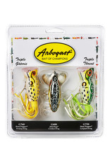 Arbogast 3-PACK / ARBOGAST - Swamp Frog, Cricket Frog, Leopard Frog