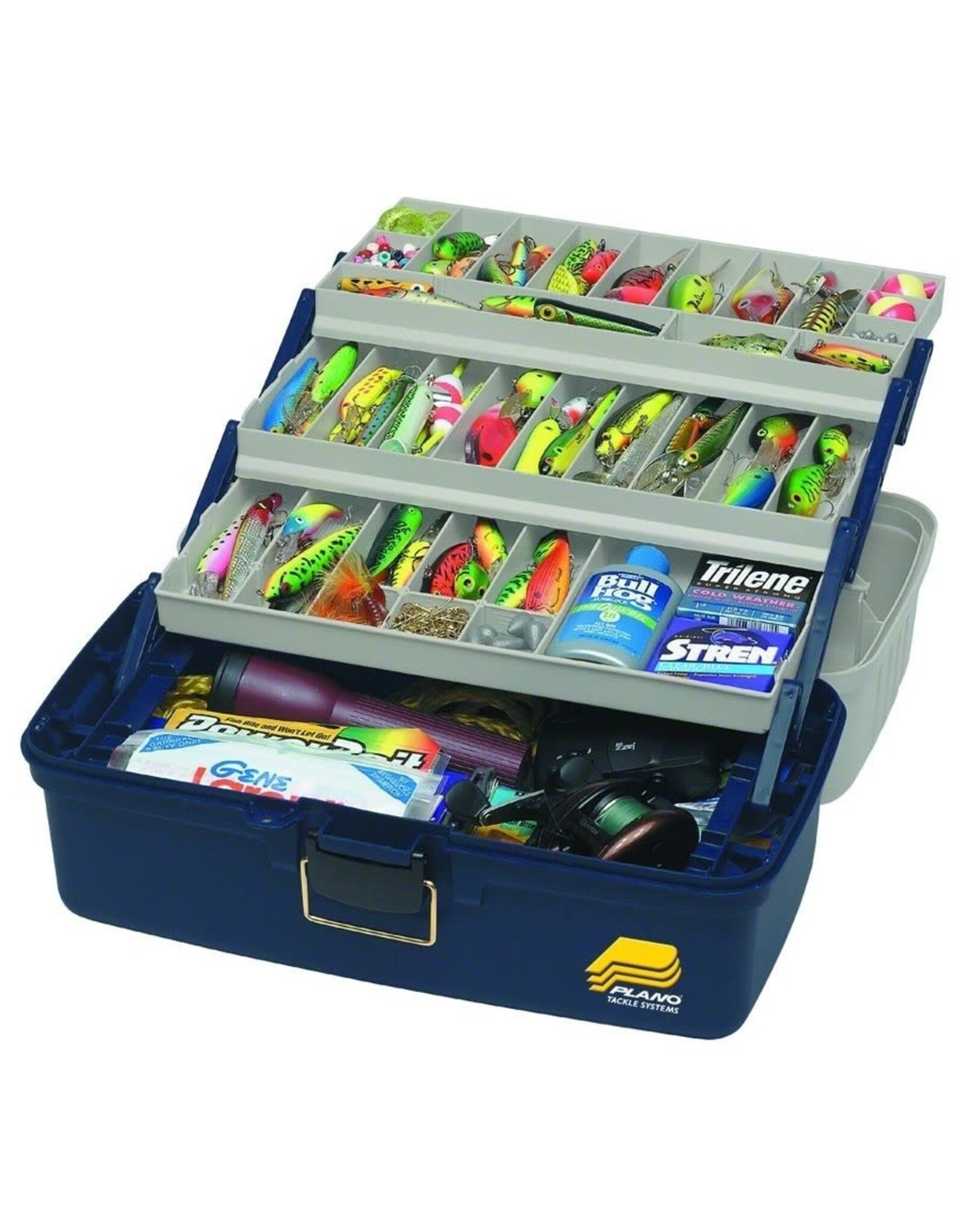 Plano Plano 613306 Large 3 Tray Box Blue/Silver