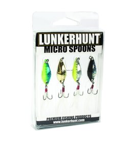 Lunkerhunt Lunkerhunt Micro Spoons 4pk 1" 1/8oz