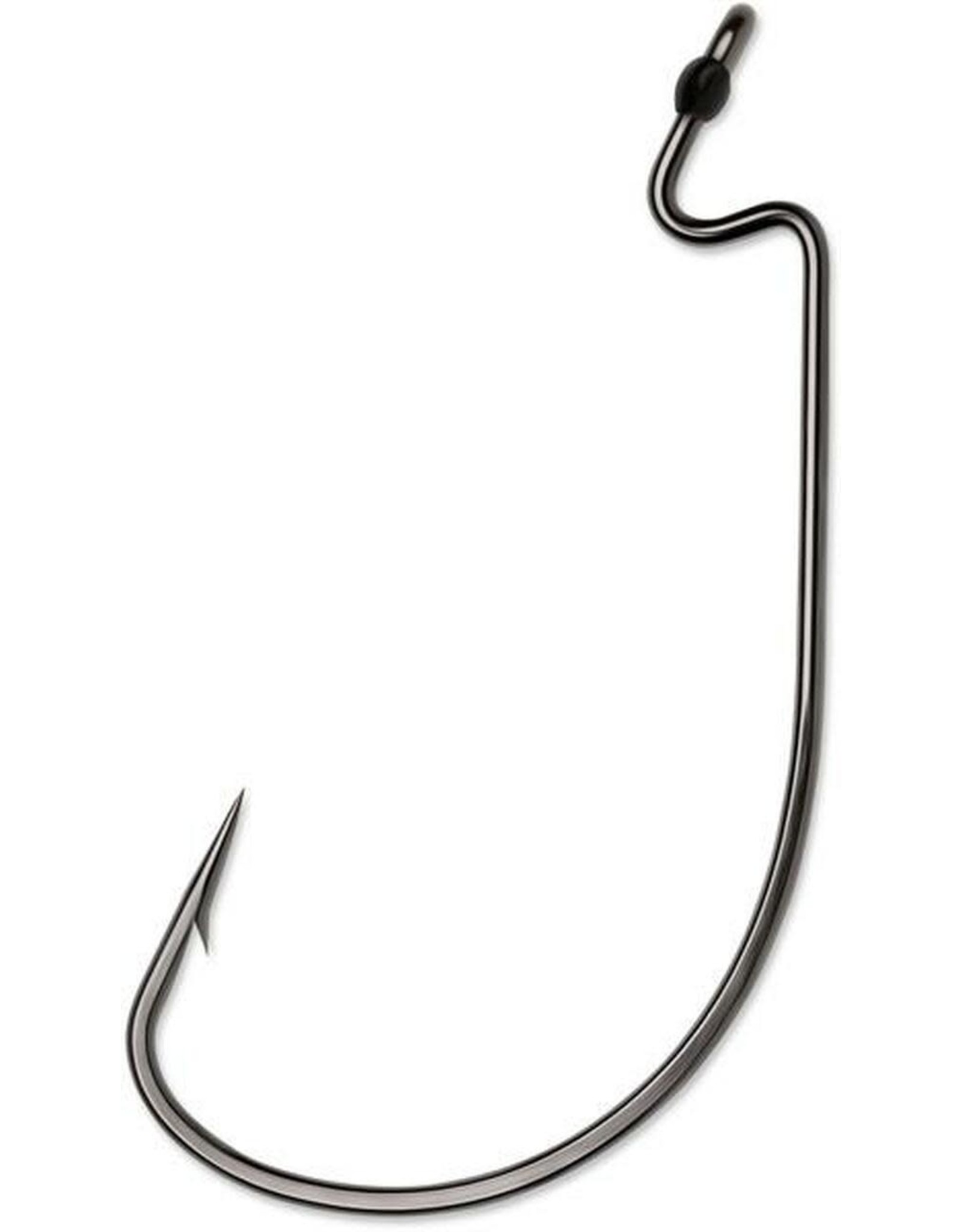 VMC VMC WG#4/0BNPP Wide Gap Hook, Size 4/0, Z Bend Offset, Resin Closed Eye, Black Nickel, 5 per Pack