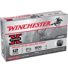 Winchester WINCHESTER SUPER-X 12GA 2.75IN 1OZ SLUG 5/BX