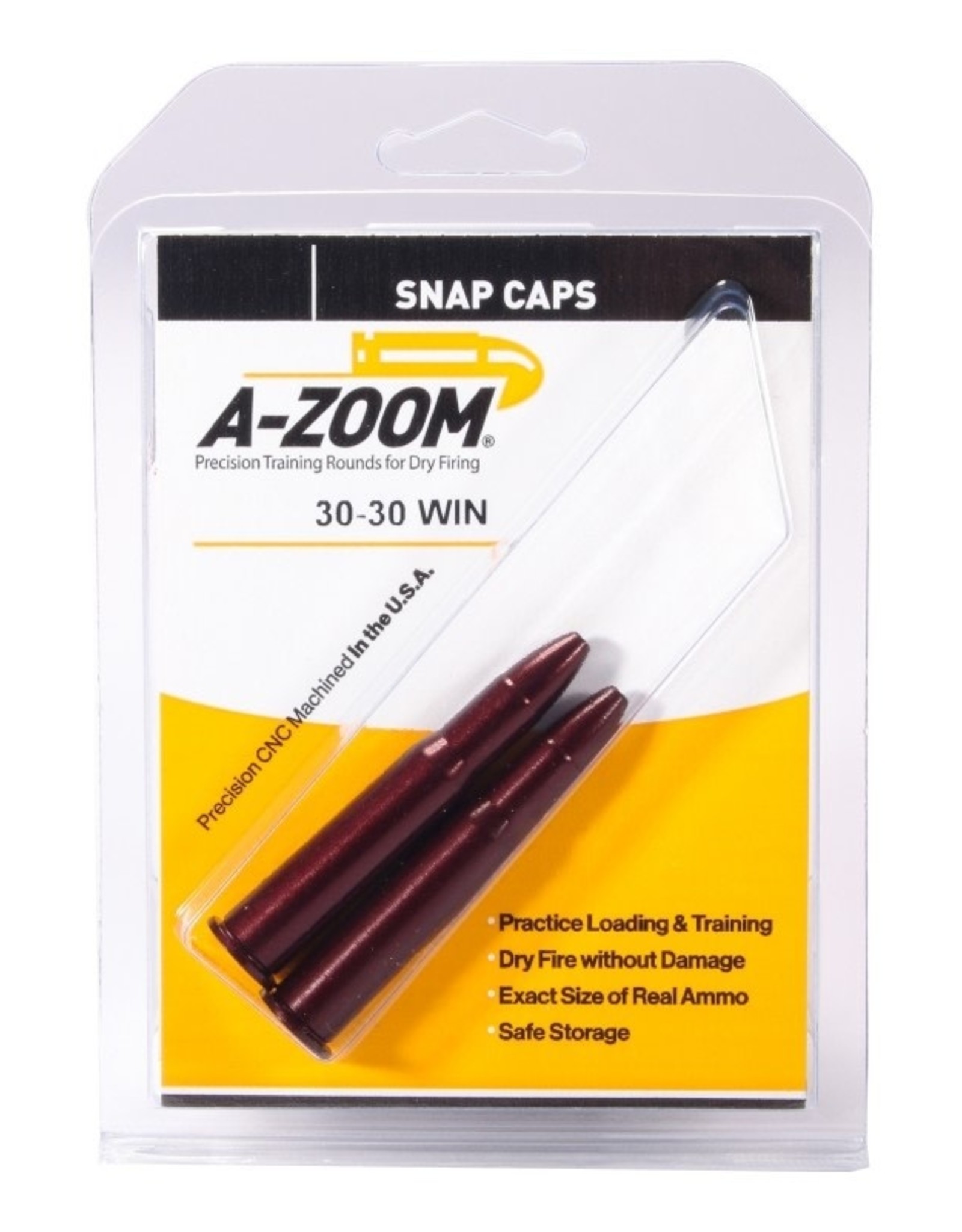 A-ZOOM A-ZOOM 30-30 WIN SNAP CAPS 2/PKG