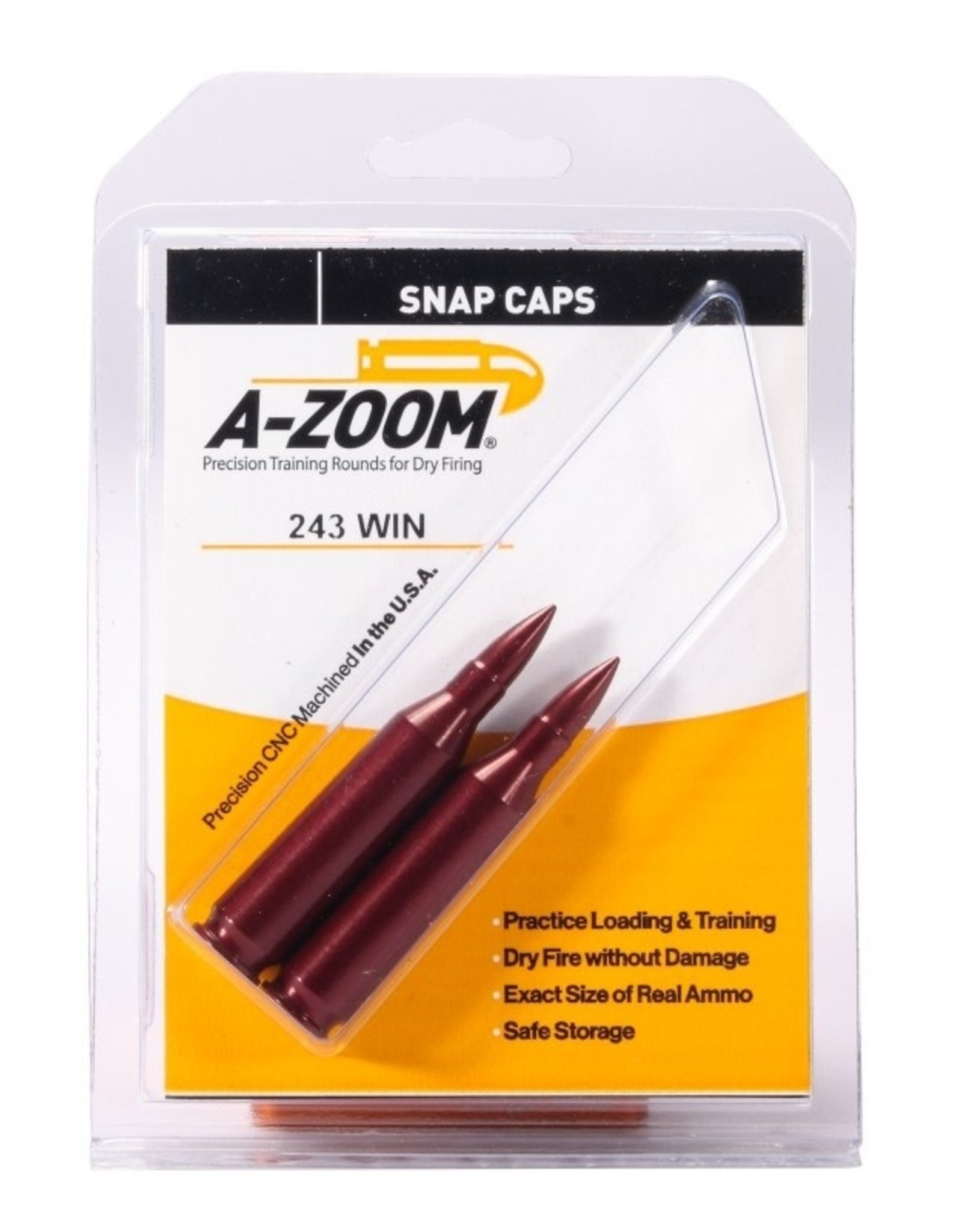 A-ZOOM A-ZOOM 243 WIN SNAP CAPS 2/PKG