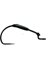 Mustad Mustad 38101W18-3/0-3U KVD Weighted Grip-Pin Hook, Size 3/0, 1/8 oz, Opti Angle Needle Point, Extra Wide Gap, Offset, Black Nickel, 3 per Pack