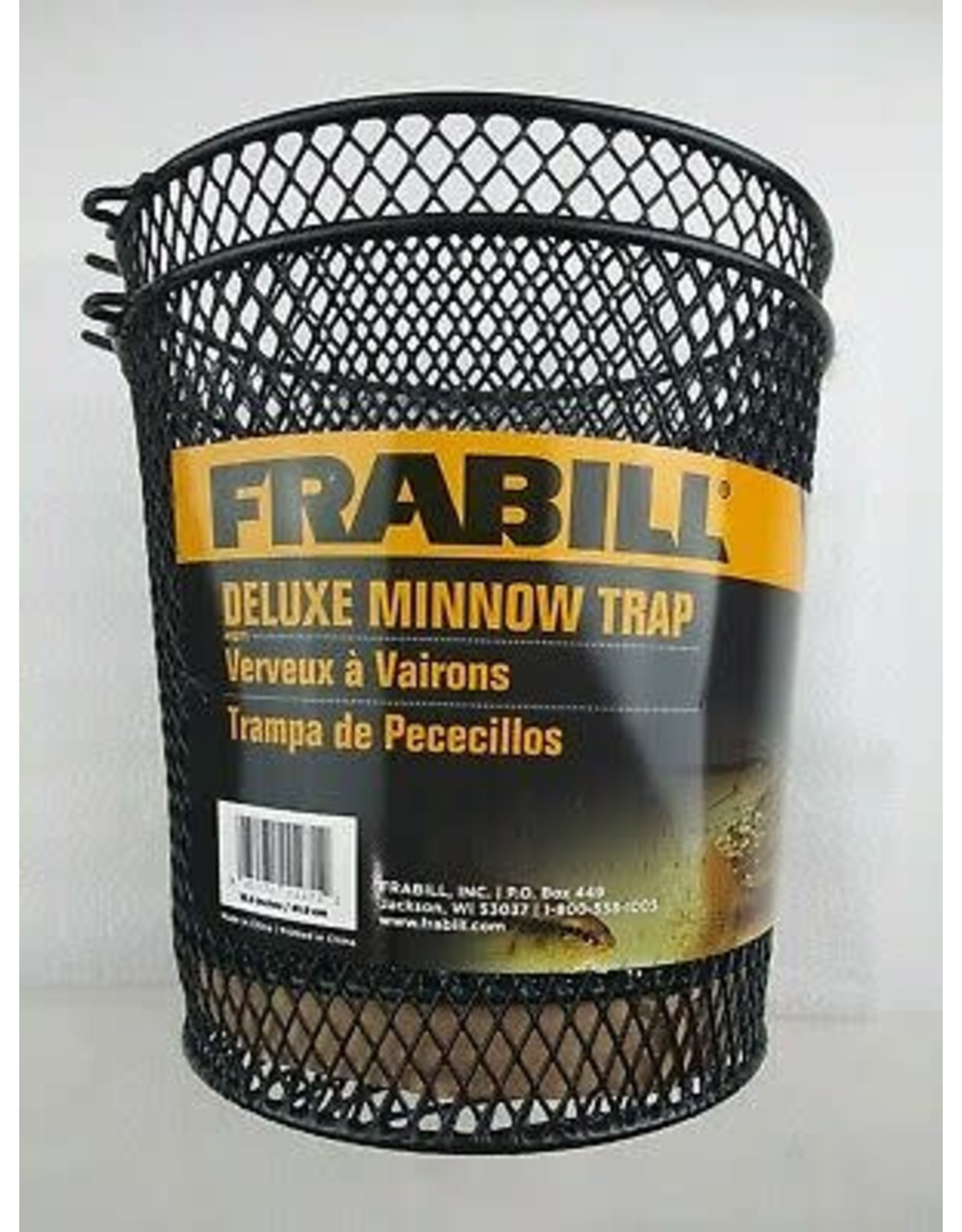 Frabill Blk Frabill 1271 Minnow Trap 1/4" Mesh