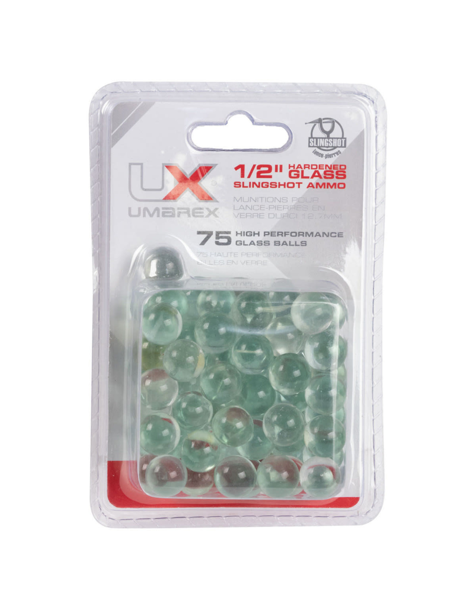 Umarex Umarex 2219004 Slingshot Ammo 1/2" Hardened Glass Ammo 75Ct