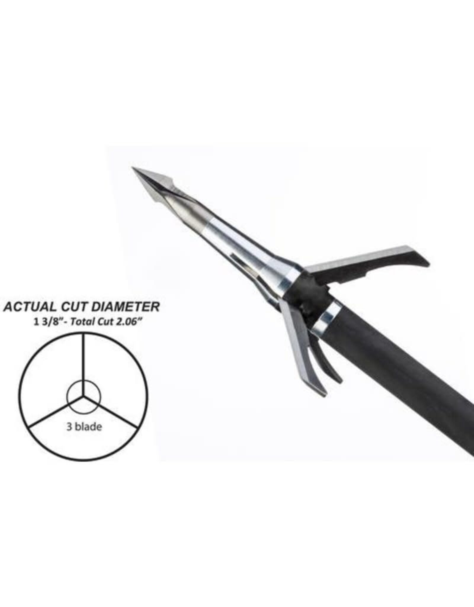Grim Reaper Grim Reaper Broadhead Pro Series 2" cut Whitetail Special 100GR 3-Blade