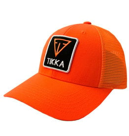 Tikka Tikka Trucker Hat Orange with Mesh One Size