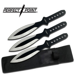 Perfect Point PERFECT POINT PP-114-3SB THROWING KNIFE SET 9" OVERALL