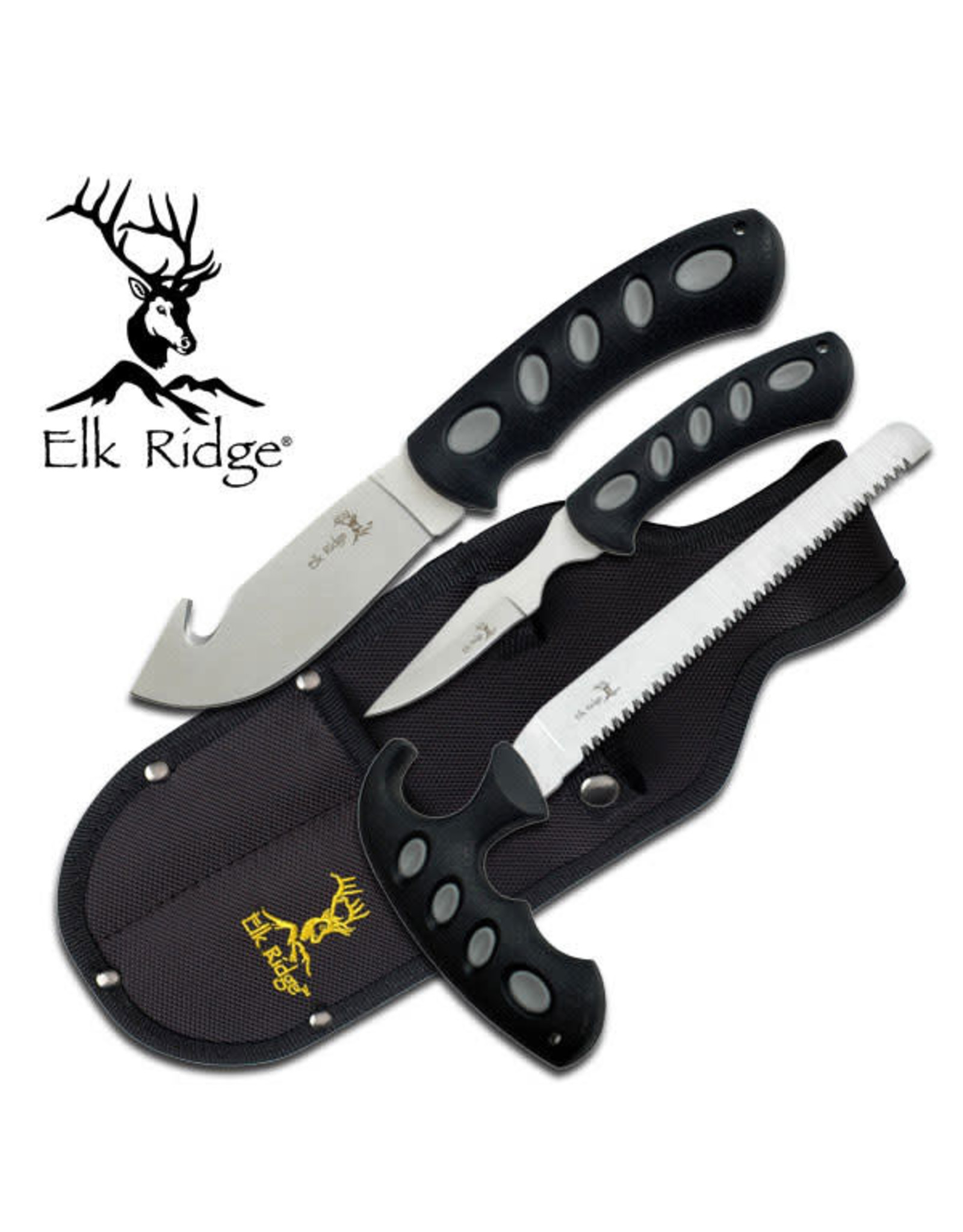 Elk Ridge Elk Ridge ER-252 HUNTING KNIFE SET 3 PIECE SET