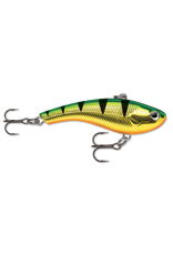 Rapala Rapala SLR06P Slab Rap, Crankbait, Variable Depth, 2-1/2", 3/8 oz, #8 Hooks, Perch