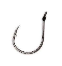 VMC VMC WK#3/0BNPP Wacky Hook, Size 3/0, Extra Wide Gap, Down Eye, Black Nickel, 5 per Pack