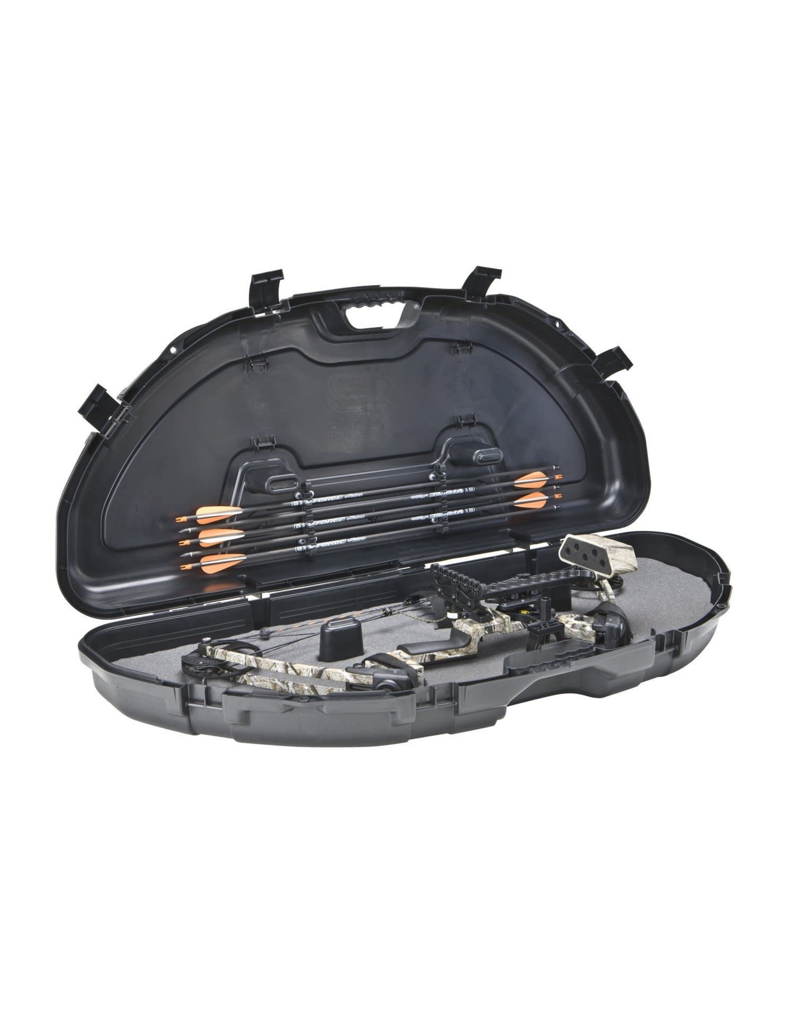 Plano Plano Protector Series Compact Bow Hard Case, PillarLock, Arrow Storage, 43.25"L x 19"W x 6.75"H, Black