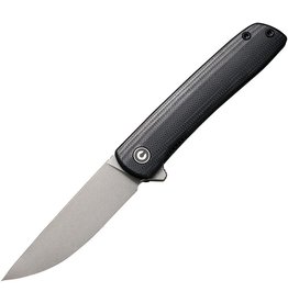 Civivi CIVIVI Knives Brad Zinker Bo Flipper Knife 2.92" Nitro-V Stonewashed Drop Point Blade, Black G10 Handles, Liner Lock - C20009B-3