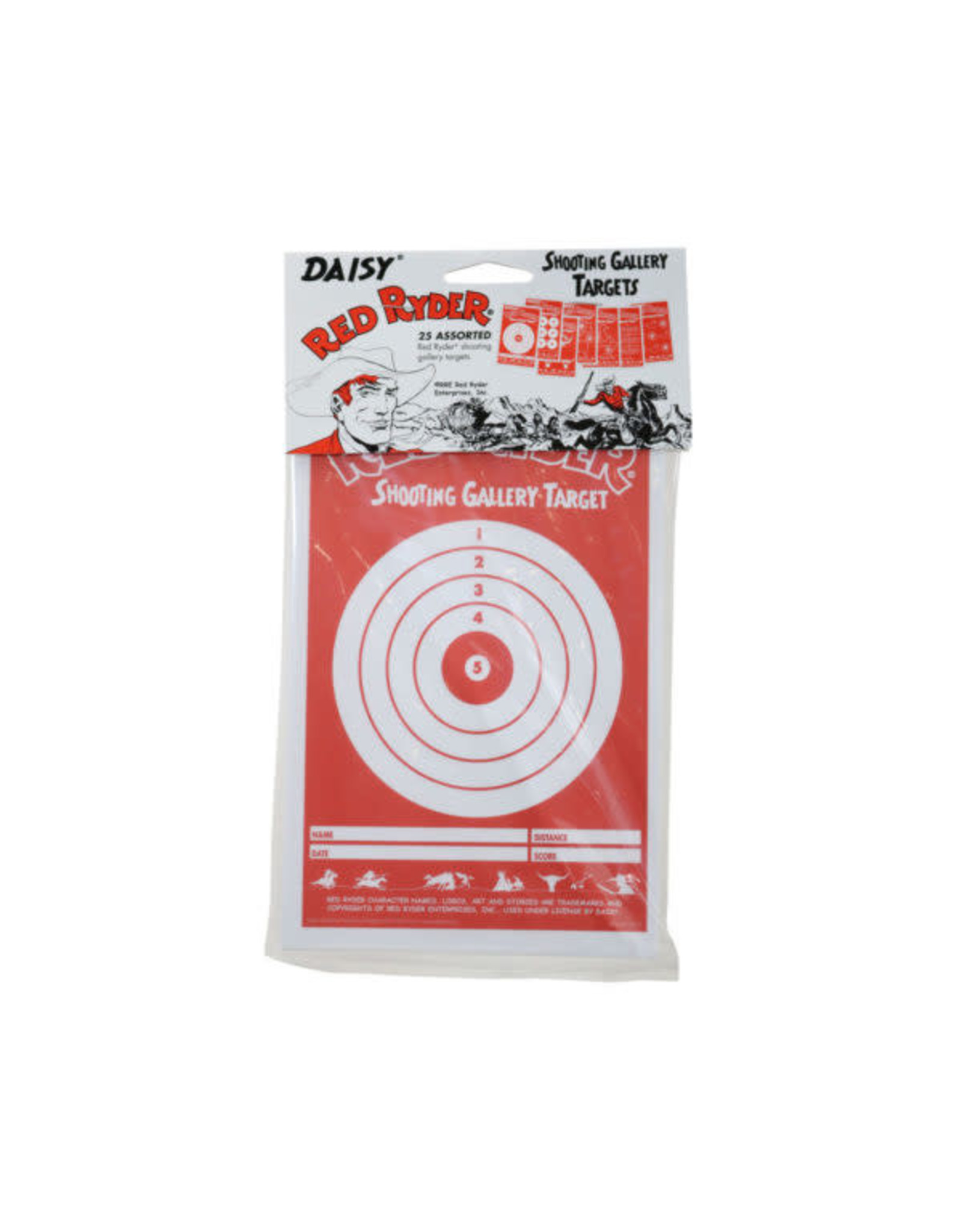 Daisy Daisy Red Ryder Shooting Gallery Targets  (25 Assorted)