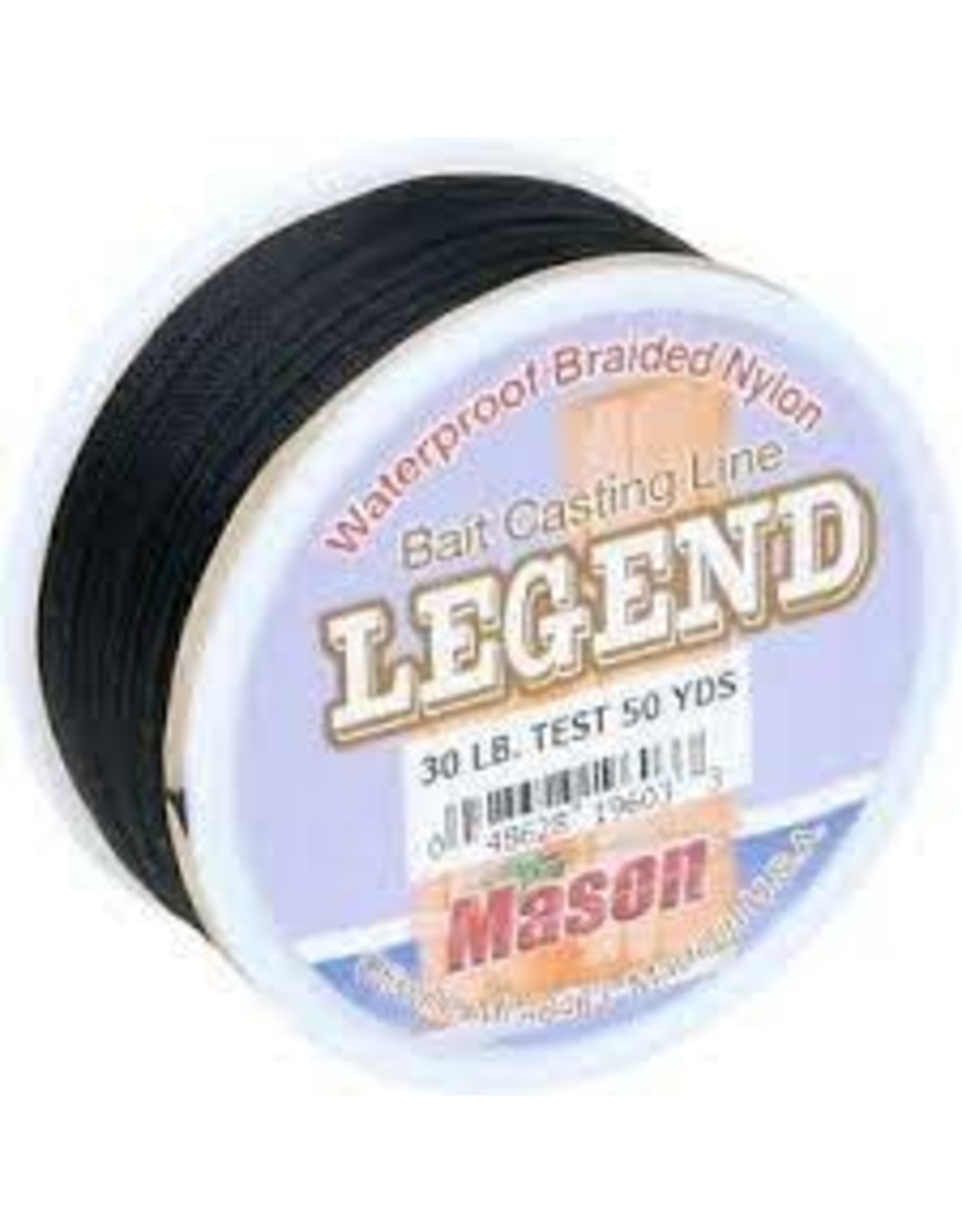 Mason Masonj Legend Black Braided Nylon Line 20lb 50yd