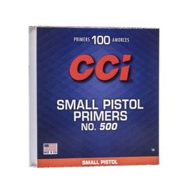 CCI CCI 0014 500 Std Small Pistol Primer, 100 Ct