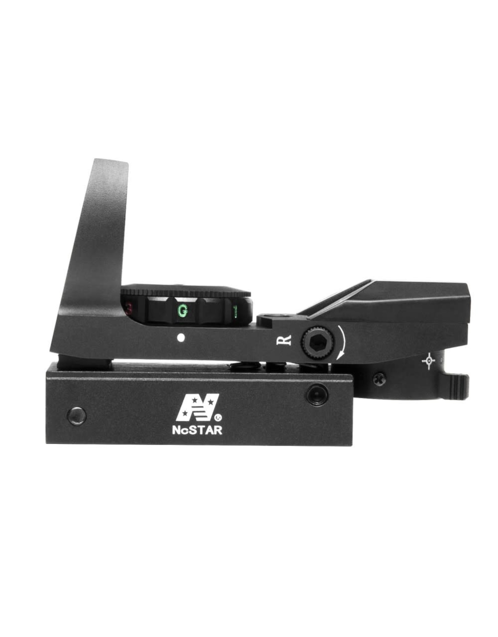 NcSTAR NcStar Red and Green Dot Reflex Sight/4 Different Reticles/Weaver Base (D4RGB), Black