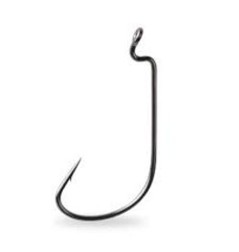 VMC VMC WG#5/0BNPP Wide Gap Hook, Size 5/0, Z Bend Offset, Resin Closed Eye, Black Nickel, 5 per Pack