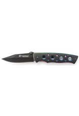 Smith & Wesson Smith & Wesson Extreme Ops Folding Knife 2.75" Black Plain Blade, Multi-Colored Liners, Black Aluminum Handles, Liner Lock - CK113