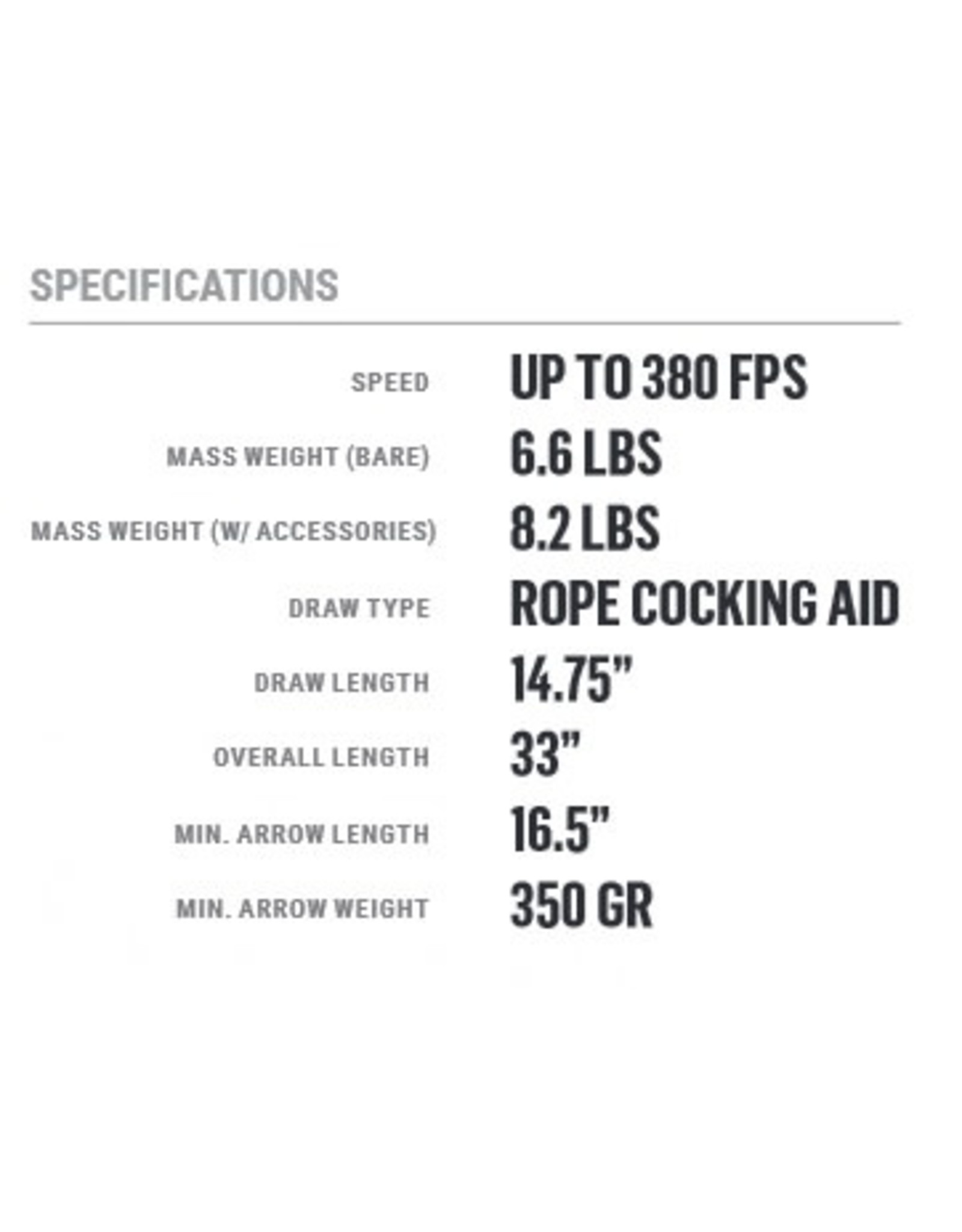 Excalibur Excalibur Micro 380 Excape Bow Package 380fps