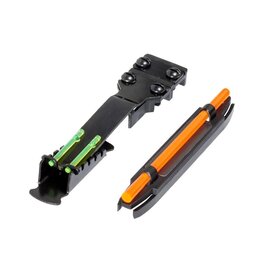 HI VIZ Hi-Viz C400-1 C-Series Magnetic Turkey/Deer Sight Set, TS1002 Rear/M400 Front