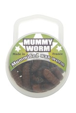 Eurotackle 00108 Mummy Worm, Preserved wax worms, Brown, 35+/pack
