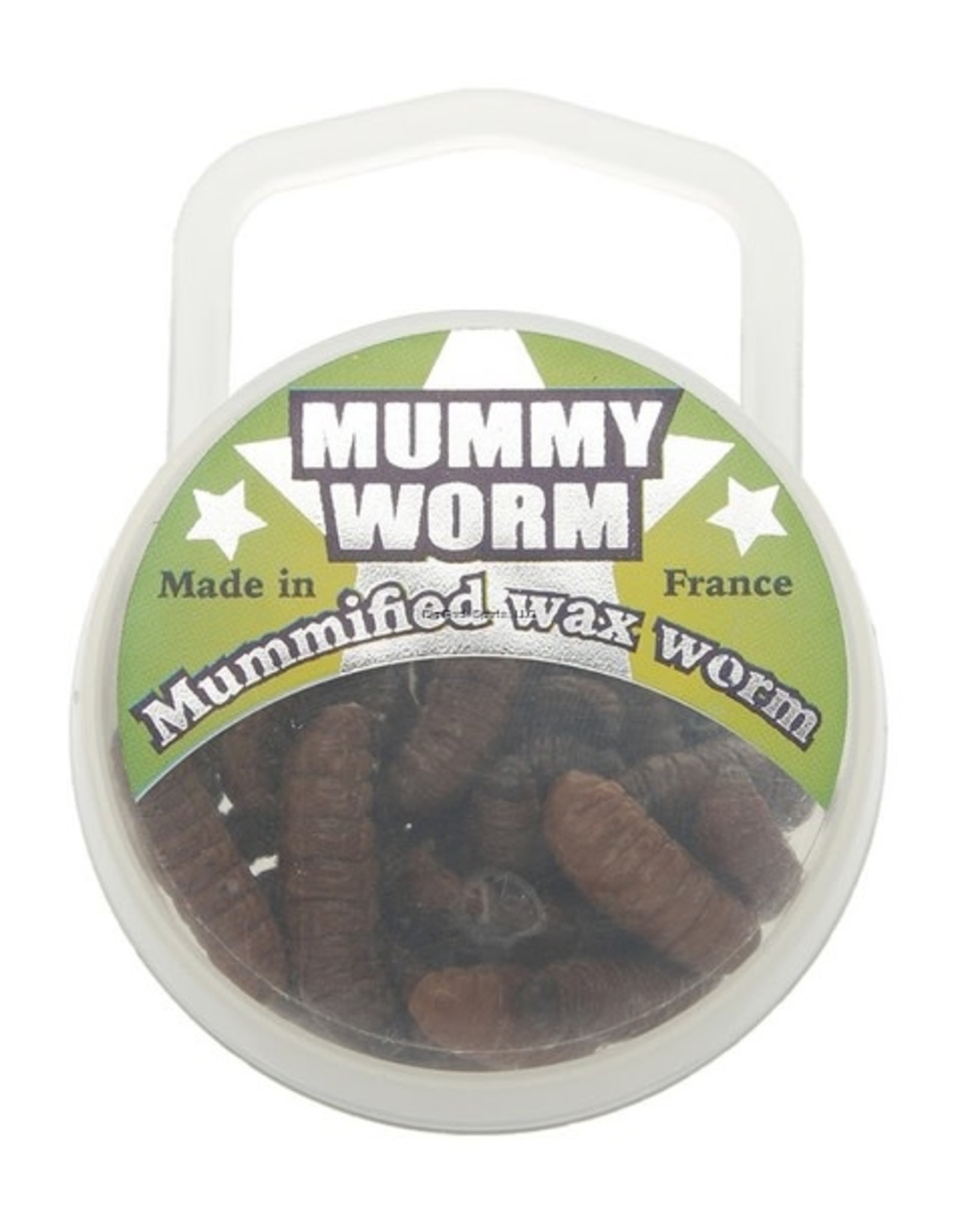 Eurotackle 00108 Mummy Worm, Preserved wax worms, Brown, 35+/pack
