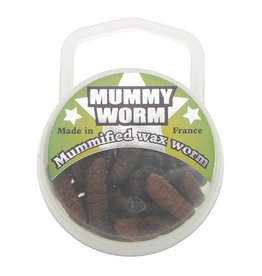 Eurotackle Eurotackle 00108 Mummy Worm, Preserved wax worms, Brown, 35+/pack