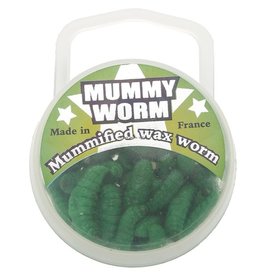Eurotackle Eurotackle 00110 Mummy Worm, Preserved wax worms, Green Caterpillar, 35+/pack