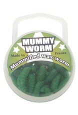 Eurotackle 00110 Mummy Worm, Preserved wax worms, Green Caterpillar, 35+/pack