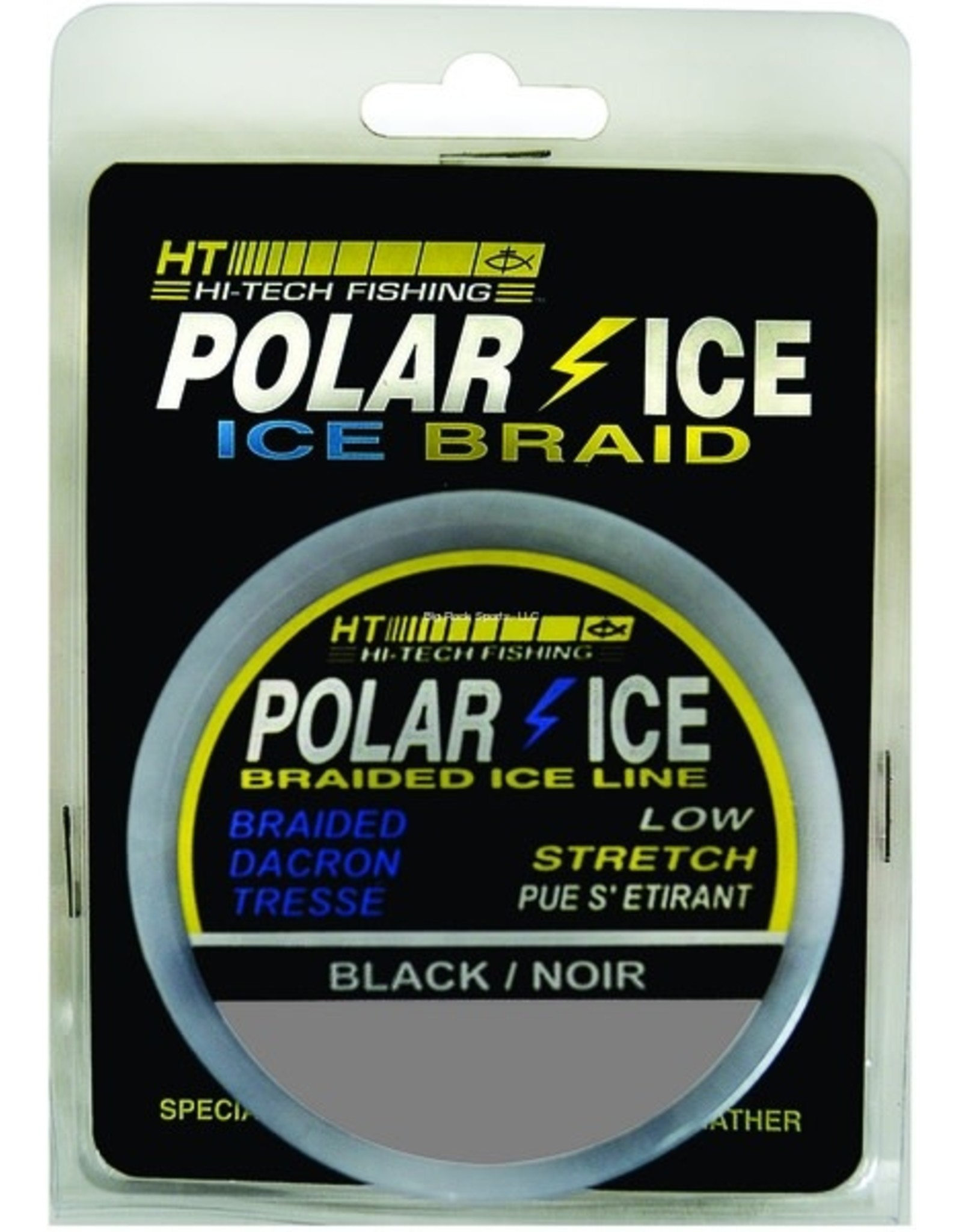 HT Polar Ice HT IL-1050 Polar Ice Braided Line 50# Black Dacron Ice Line 100yds