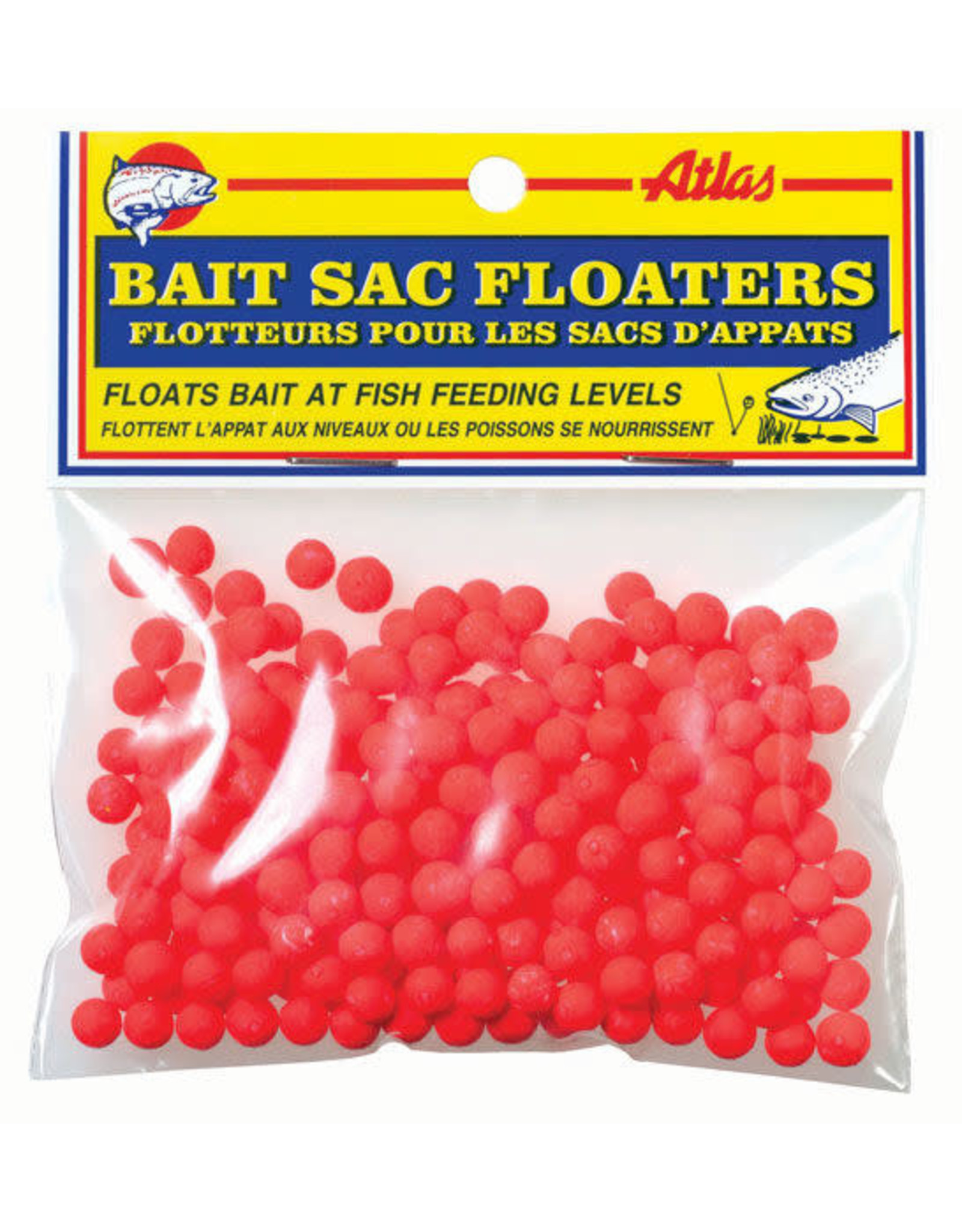 ATLAS MIKES BAIT SAC FLOATER RED 300/PK