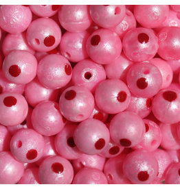 troutbeads TROUTBEADS 10MM BLOODDOTEGGS PINK 10CT/PKG