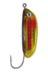 Northland Fishing Tackle Northland GSJ3-12 Glo-shot Jig, Sinking, 1/8 oz, #8 Hook, Metallic Gold, 2pk