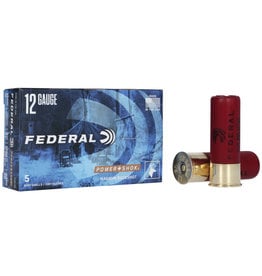 Federal Federal F130-00 Power-Shok Shotgun Ammo 12 GA, 2-3/4 in, 00B, 12 Pellets, 1290 fps, 5 Rounds, Boxed