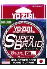 Yo-Zuri Yo-Zuri YZSB30LBDG150YD SuperBraid Line 30lb 150yd Green Boxed
