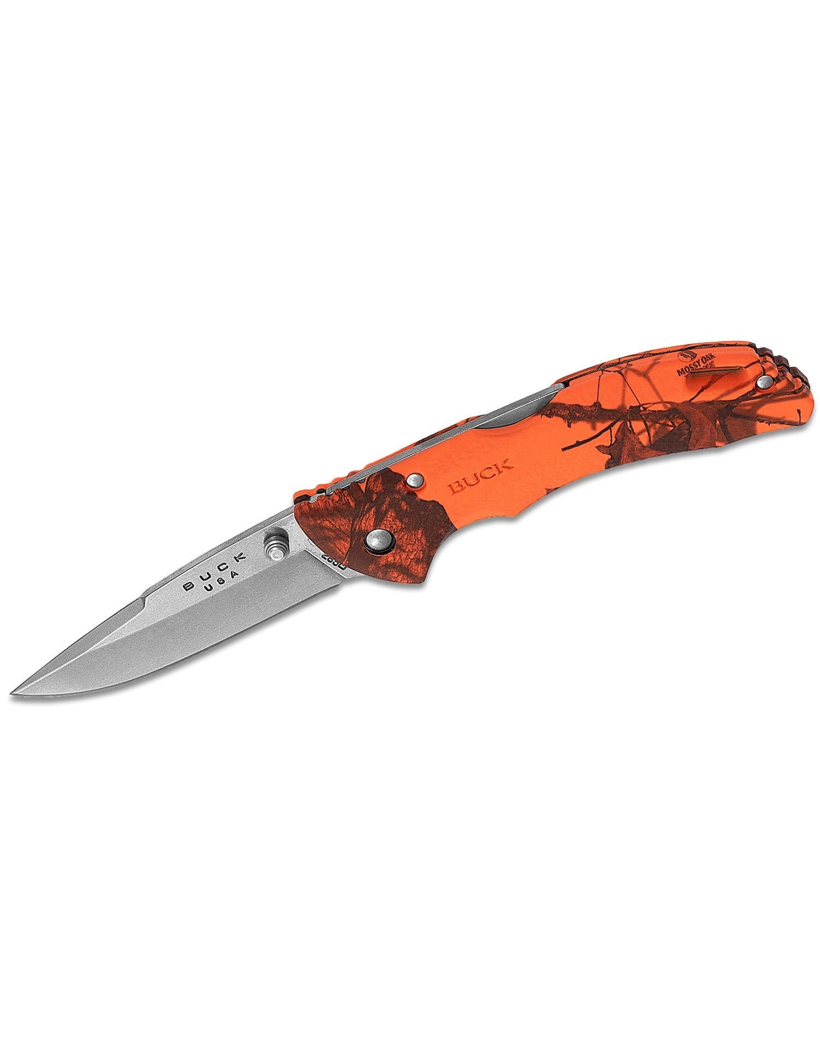 Buck Knives Buck 285 Bantam BLW Folding Knife 3.125" Plain Blade, Mossy Oak Blaze Handles 0285CMS9